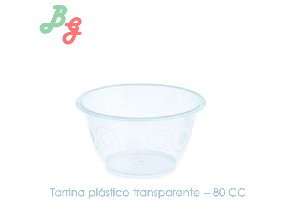 Tarrina Plastico trans. 90